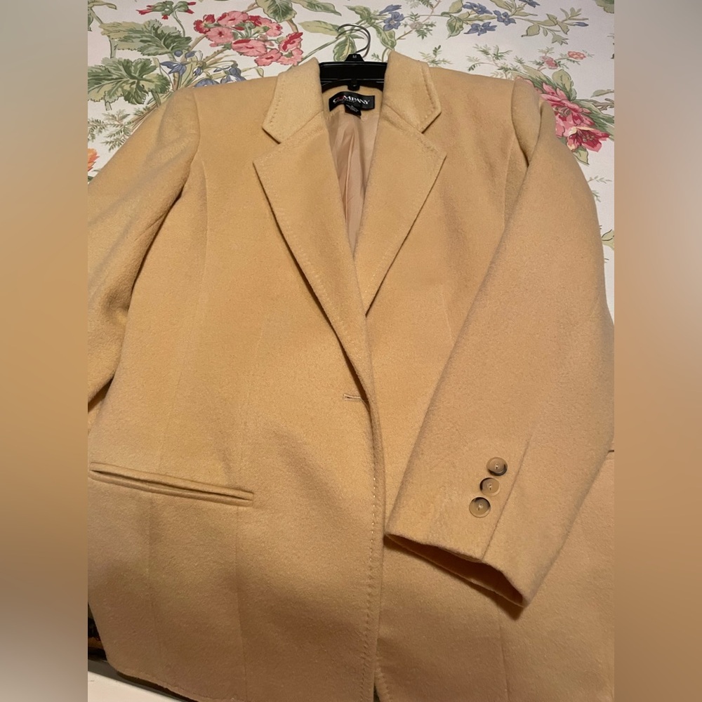 Ellen Tracy Company Mustard Blazer